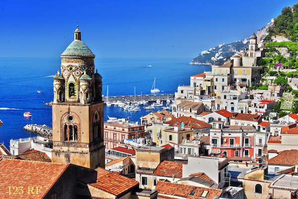 Amalfi in the province of Salerno, Campania, Italy